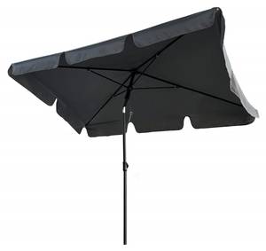 Parasol de jardin FLOKS Noir - Gris foncé