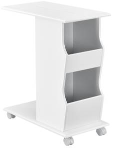Table Basse Kungälv pour Salon Blanc - Métal - 53 x 63 x 30 cm