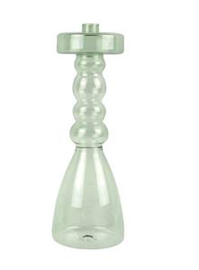 Bougeoir pawn Vert - Verre - 11 x 31 x 11 cm