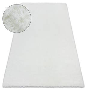 Tapis Bunny Blanc Imitation de Fourrur 160 x 220 cm