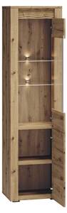 Vitrine ARTIS Braun - Holzwerkstoff - 55 x 200 x 40 cm