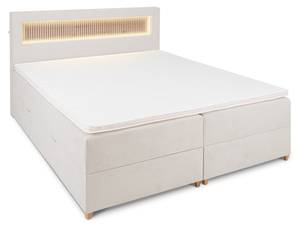 Boxbett ESPOO 3 mit Bettkasten Beige - Breite: 140 cm