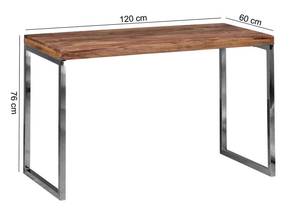 Schreibtisch SURA Sheesham Laptoptisch Braun - Massivholz - 120 x 76 x 60 cm