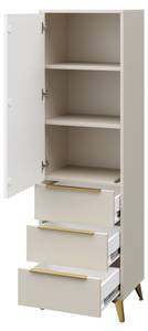 Kleiderschrank Xylix 1D Beige - Holzwerkstoff - 54 x 180 x 40 cm