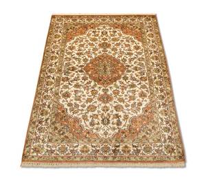 Kaschmir Seide - 160x95cm Beige - Naturfaser - 95 x 1 x 160 cm