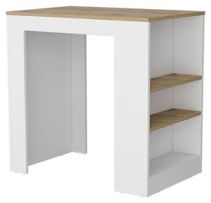 Ilot de cuisine Portree Bois manufacturé - Matière plastique - 92 x 92 x 59 cm