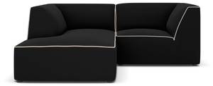 Ecksofa RUBY 3 Sitzplätze Schwarz