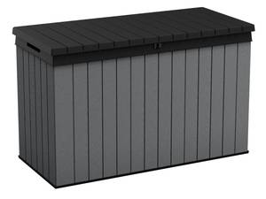 Darwin Aufbewahrungsbox Grau - Kunststoff - 66 x 90 x 143 cm