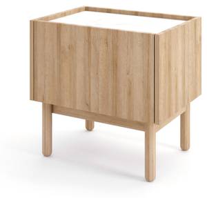 Table de chevet BOHO NS50 Beige - Bois manufacturé - Matière plastique - 50 x 48 x 37 cm