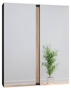 Spiegelschrank Gloria Braun - Grau - Holzwerkstoff - 70 x 84 x 16 cm