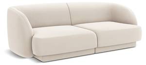 Sofa MILEY 2 Sitzplätze Hochglanz Beige