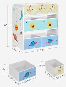 Kinderzimmer-Regal Lome Weiß - Holzwerkstoff - 63 x 60 x 30 cm