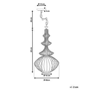 Lampe suspension KOLVA Noir