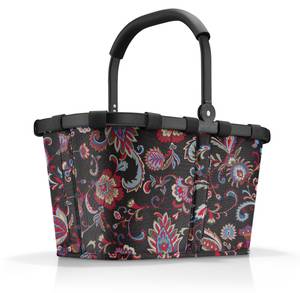 Einkaufskorb carrybag Frame PaisleyBlack Schwarz - Kunststoff - 48 x 29 x 28 cm
