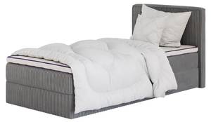 Boxspringbett MITTO CONTI Grau - Breite: 100 cm - H2