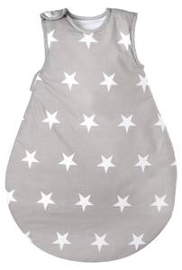 Schlafsack Little Stars Baumwollstoff - Rauchgrau