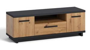 TV-Kommode INELO Schwarz - Braun - Holzwerkstoff - 135 x 46 x 40 cm