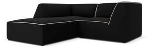 Ecksofa RUBY 3 Sitzplätze Schwarz