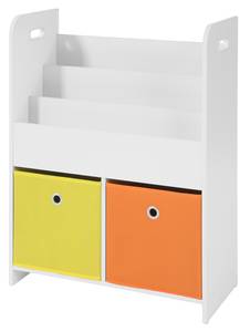 Bibliothèques enfant KMB27-W Blanc - Bois manufacturé - 58 x 76 x 27 cm