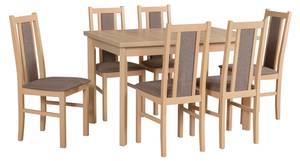 Esszimmer Set Bos 14 7-teilig Beige - Holzwerkstoff - 80 x 94 x 120 cm