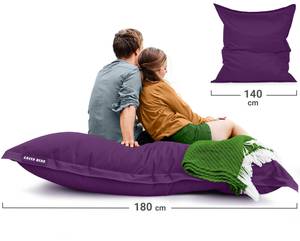 XL Riesen - Sitzsack "Square" 120x160cm Violett