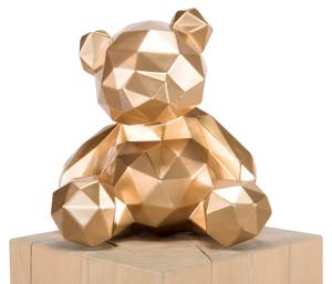 Sculpture moderne Sweet Dreams Doré - Pierre artificielle - Matière plastique - 30 x 28 x 23 cm