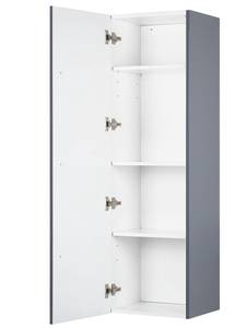 Armoire de salle de bain MATARO Gris - Argenté