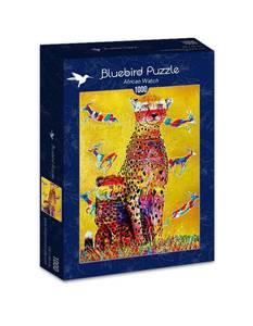 Puzzle Afrikanische Uhr 1000 Teile Papier - 27 x 6 x 40 cm