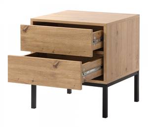 Table de Chevet Lenny Beige - Bois manufacturé - 40 x 50 x 45 cm