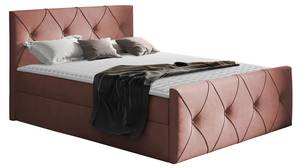 Boxspringbett Crystal Lux Rosé - Breite: 187 cm