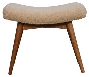 SITZBANKE Boucle Braun - Massivholz - Holzart/Dekor - 63 x 52 x 40 cm