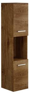 Badschrank MIELA Braun - Holzwerkstoff - 30 x 133 x 30 cm