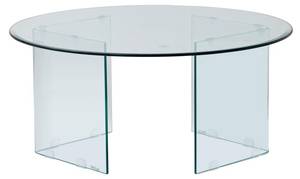 Table basse ADAMO Verre - 90 x 41 x 90 cm