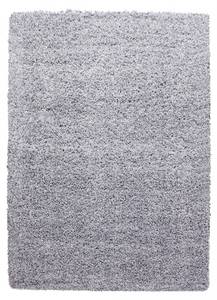 Tapis shaggy UNI L 160x230 argent Argenté - 160 x 230 cm