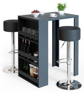 Table de bar compacte Anthracite