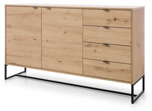 Sideboard AMBER SB153 2D4D Beige - Holzwerkstoff - Kunststoff - 153 x 89 x 39 cm