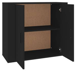 Sideboard DE4527 Schwarz - Holzwerkstoff - 80 x 70 x 33 cm