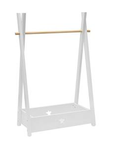 Kinderkleiderbügel Ginestra Weiß - Holzwerkstoff - 42 x 118 x 42 cm