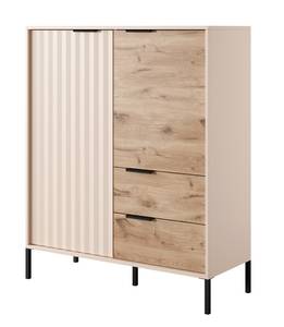 Commode RAVE 2D2SB Beige - Noir