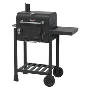 Holzkohlegrill HERO Schwarz - Metall - 87 x 108 x 57 cm