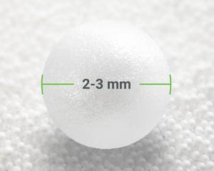 Remplissage pouf EPS 100 litres Blanc - Matière plastique - 1 x 1 x 1 cm