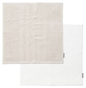 RM Identity Küchentuch-Set Beige - Weiß - Textil - 50 x 1 x 50 cm