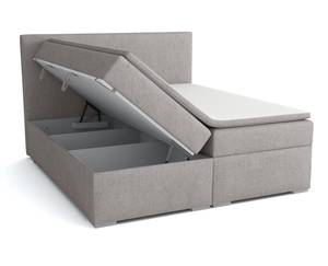 Boxspringbett Doppelbett Ennis Hellgrau - Breite: 160 cm