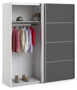 Kleiderschrank Veto A Beige - 182 x 202 x 64 cm