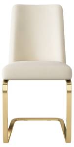 Freischwinger VELVSun (4er Set) Beige - Gold - 4er Set