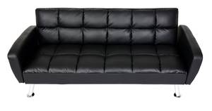 Sofa K19 Schwarz - Kunstleder