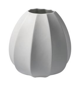 Vase Concave Weiß - Porzellan - 15 x 16 x 15 cm