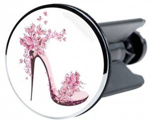 Waschbeckenstöpsel Schuh Pink - Kunststoff - 4 x 7 x 7 cm
