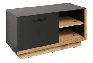 Sitzbank Synnax Grau - Massivholz - 90 x 48 x 40 cm