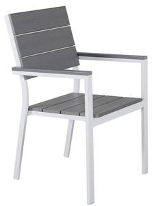 Chaise de jardin Levels lot de 2 Blanc